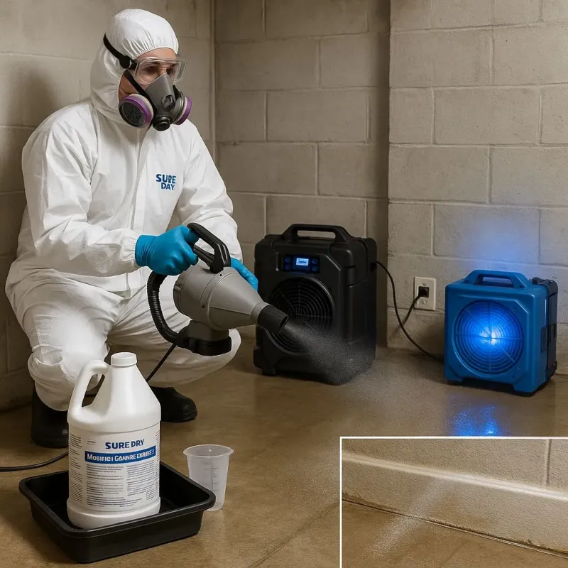 Sanitization and Odor Removal process in Bayside, NY